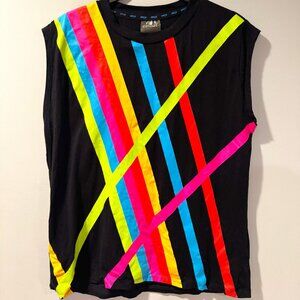 Epcot Retro Colors Sleeveless Tee - Men's Small
